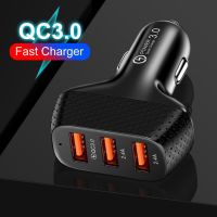 3USB Car Charger Three Port Multi-port Car Car Phone Charger Cigarette Lighter Cigarette Lighter One For Three 2A