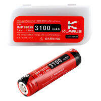 Klarus 18GT-IMR31 แบต 18650 3100mAh 3.6V ชนิดมีวงจรแบบจ่ายกระแสได้ได้สูง