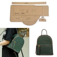 Leather Tools Men and Women Casual Backpack Kraft Paper Stencil DIY Handmade Leather Craft Design Template English Versoin