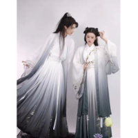 This is G i t i m A t this is C ou in p l this is s Ad in l t b i G s l this is in this is in n l i n this is d in pp this is r molan Crane Genuine Couple Adult Hanfu Female Student Big Sleeve Shirt CP Style Jin System Cross-collar Waist-lengthq93.my 9.16