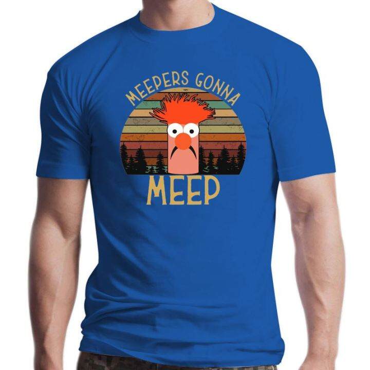 ใหม่ The Muppet Show Beaker Meepers Gonna Meep T เสื้อ Muppet Beaker
