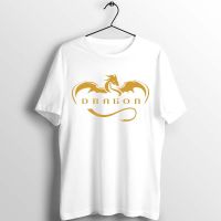 Unisex Men Women T Shirt Space X Dragon Golden Dragon Space Shuttle Funny Artwork Printed Tee V98S  9ZH2