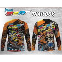 [In stock] 2023 design long full sublimation sleeve, print, thailook design, thailand design,012,beat orangemotorcycle jersey cycling jersey long shirt，Contact the seller for personalized customization of the name