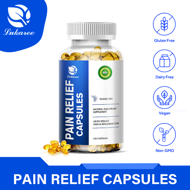 Pain Relief Capsules Comfort Guard X24 for Sreducebody Aches & Pains ...