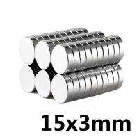 【lz】❂◆  Ímãs de neodímio redondos 15x3mm ímã pequeno diâmetro 15mm x 3mm em massa 15x3mm ímãs de disco de neodímio 5/10/20/50/100 peças