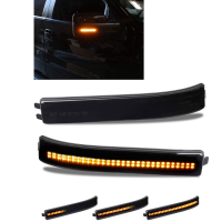 สำหรับฟอร์ด F-150 2010-2014แบบไดนามิกลำดับ LED กระจกมองข้างสะท้อนแสงเลี้ยวมองหลังตัวบ่งชี้ย้อนกลับโคมไฟหลอดไฟ