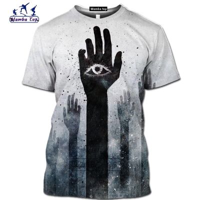 Mamba top Egypt Horus eye shirt fashion funny mens T-Shirt 3D Anime sacred Wedjat Eye tee O-neck summer Short sleeve streetwear