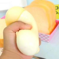 kids Decompression Toy High Imitation Funny Bread  Stress Relief Toy Soft TPR Rubber Fidget Toys Anti-stress Squeeze Toys Squishy Toys