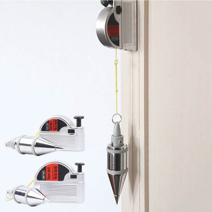 M89B Plumb Bob W/ String QuickStabilizing Hanging Wire Hammer