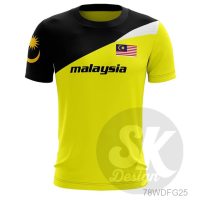 2023 New Jersi Malaysia Atlit Sublimation Tshirt | Baju Jersey Sublimation | ShortSleeve Summer Fashion T-shirt