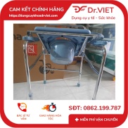 Ghế bô vệ sinh LUCASS G-26 mặt nhựa tròn, không bánh xe