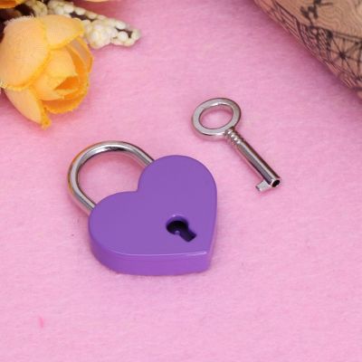 【CC】☒◇  Padlock Lock With for KEY Metal Wish Suitcase Luggage Diary Book Jewelry