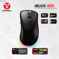 FANTECH HELIOS GO เมาส์ XD5สำหรับเล่นเกมความละเอียด19000DPI RGB อุปกรณ์ต่อพ่วงสำหรับนักเล่นเกมมืออาชีพรองรับการเชื่อมต่อแบบมีสายและไร้สาย Meimiao