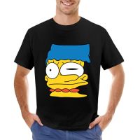 Marge Smeared T-Shirt Quick Drying Shirt Funny T Shirt Tee Shirt Graphic T Shirt Mens Graphic T-Shirts Hip Hop