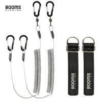 Booms Fishing T02RB1 Fishing Rod Tether เรือคายัค Paddle 2M Heavy Duty ความยืดหยุ่น Lanyard สำหรับเครื่องมือตกปลาแท่งสายคล้อง 4 ชิ้น/เซ็ต-Fenpier