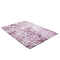 Rectangular Tie-Dye Gradient Carpet Living Room Washable Carpet in Bedroom Slip Soft Pad Plush Blanket Decor