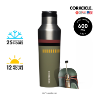 CORKCICLE ขวดสแตนเลส เก็บความเย็นได้ 25 ชม. เก็บความร้อนได้ 12 ชม. 600ML (20OZ) รุ่น SPORT CANTEEN STAR WARS BOBA FETT