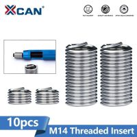 XCAN M14X2 M14x1.5 Threaded Insert Stainless Steel Thread Repairing Tool Helicoil Screw Thread Repair Kit Threading Tools