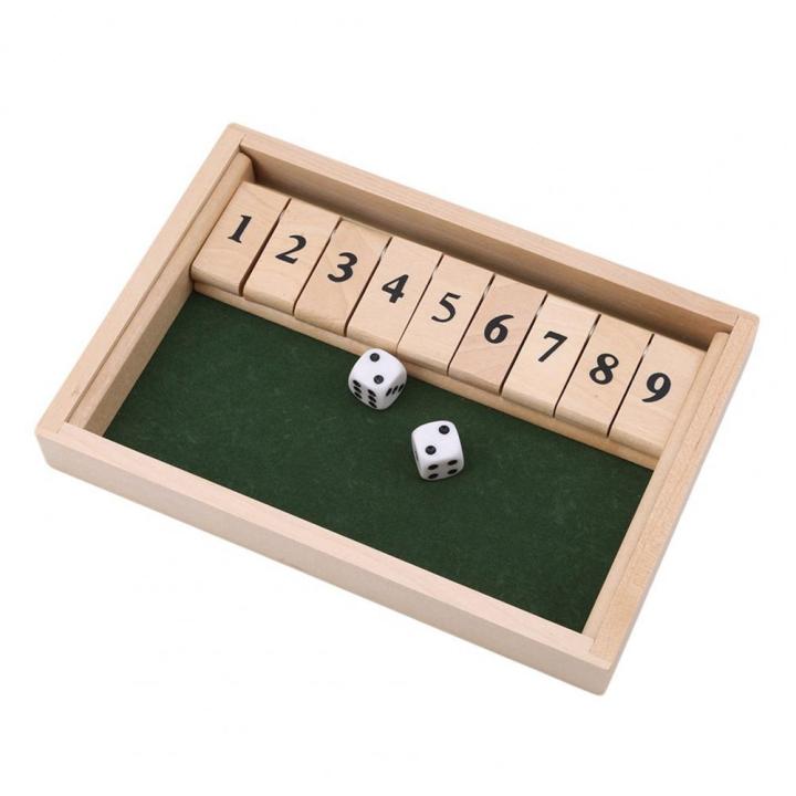 ปิดกล่องคำแนะนำเกมกระดานไม้การประสานงานด้วยมือที่เป็นมิตรกับผู้เริ่มต้นปิดกล่องคำแนะนำเกมลูกเต๋า
