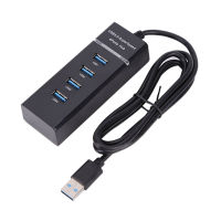 USB Hub Splitter Extender 4-port 5Gbps USB3.0 Adapter ความเร็วสูง Splitter Notebook One-to-four Extender 3 0 Hub สำหรับ Windows PC-Gamekj