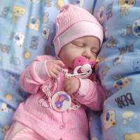 hot！【DT】☼◑✉  20Inch LouLou Bebe Reborn Dolls Toddler Baby Lifelike Newborn Real Kids Drop Shipping