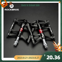 ROCKBROS จักรยานเสือภูเขาเหยียบจักรยานขี่จักรยานเบาอลูมิเนียม4แบริ่ง MTB เหยียบ Bicicleta เหยียบจักรยานแบน BMX