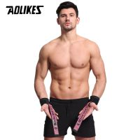 1 Pair Gym Fitness Weight lifting Grip Straps Dumbbell Hand Grips Training Wrist Support Bands for barbell Pull up