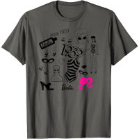 Barbie The Movie T-shirts Mens 100% Cotton Round Neck Short-Sleeved T-Shirt แฟชั่นแขนสั้นผ้าฝ้าย