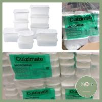 CUIZIMATE ชุดกล่องจัดเก็บอาหาร เข้าไมโครเวฟได้ 1 ชุด 20 ชิ้นพร้อมฝาปิด ลดราคา ร้าน PP702