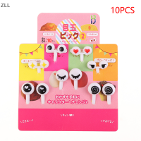 ZLL 10ชิ้น/เซ็ต MINI CUTE Cartoon Eyes Kawaii อาหารกลางวัน Bento BOX อาหารผลไม้หยิบส้อม