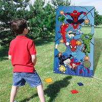 【hot】▬✻∋ Superhero Toss Game-Throwing Game Hulk Iron Supplies Decorations for Kid Adults Indoor Outdoor