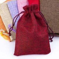 hot【DT】 LOULEUR 10pcs/lot 10x14cm Mixedcolor Fabric Lint Jewelry Packing Drawstring Fashion Organizer