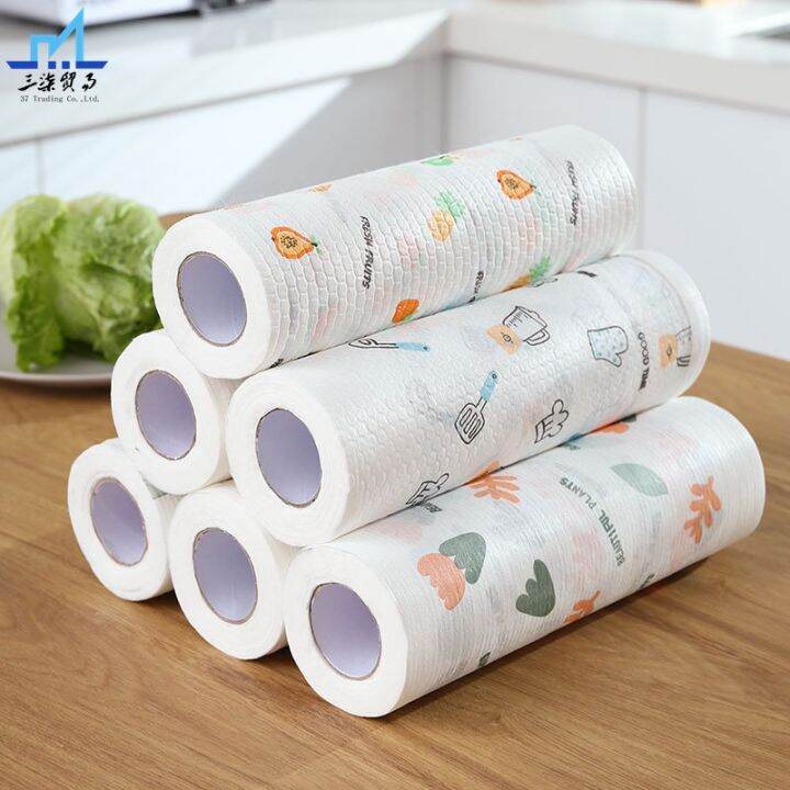 Party Kitchen Towel 1 Ply 50 Pulls X1 Rolls Tissue Paper Towel Disposable Wipe Blotting Paper