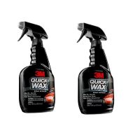 3M QUICK WAX 16 oz 473ML สเปรย์เคลือบสีรถยนต์แบบรวดเร็ว สำหรับรถโชว์ ขนาด 473 มิลลิลิตร  x 2 ขวด