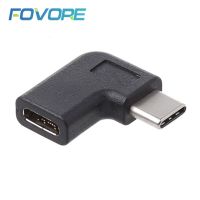 อะแดปเตอร์แปลง Usb 3.1มุมขวา90องศาชนิด C ตัวผู้เป็นทีเสียบยูเอสบี-C