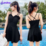 coxiva Swimwear for Women New Skirt Style Conservative One