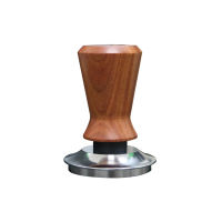 515358มม. Espresso Coffee Tamper Spring-Loaded Calited Tamper With Premium Stainless Steel Walnut Wooden Handle Tamper