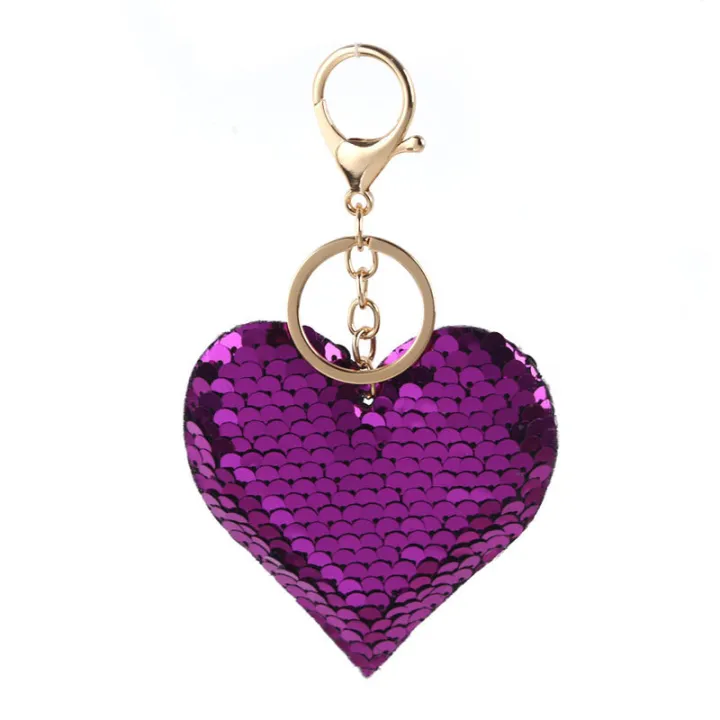 colorful-sequin-keychains-heart-keychains-sequin-keychain-flip-sequin-keychain-valentines-day-accessories