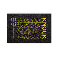 [MT01-00000022] พรมเช็ดเท้า พรมดักฝุ่น ลาย Knock Knock สั้น ขนาด 40x60 ซม