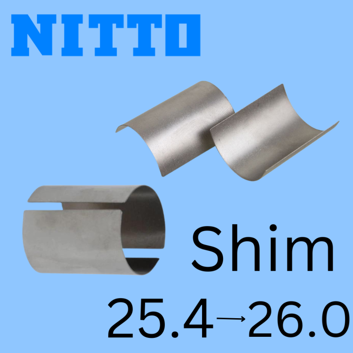 ผ่อน-0-nitto-stainless-shim-เเปลงเเฮนด์-25-4-เป็น-26-0mm