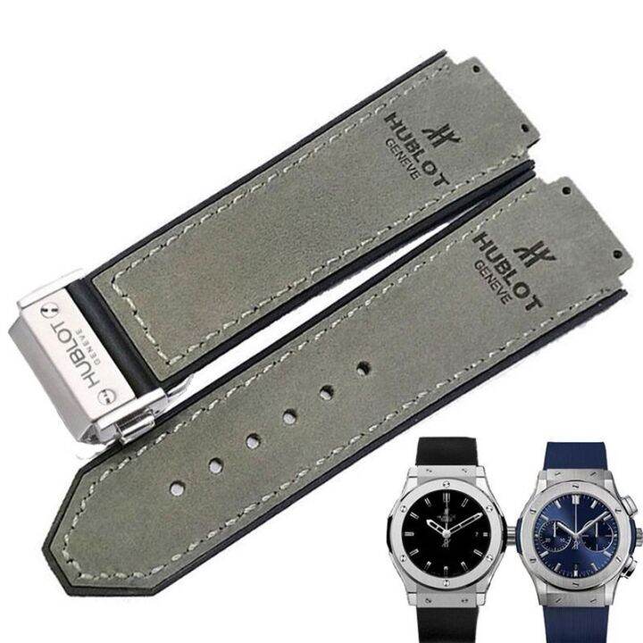 july-suitable-for-hengbao-big-bang-high-quality-rubber-watch-strap-25x19mm-mens-fashion-matte-leather