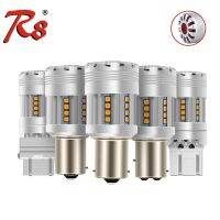 Canbus พัดลมระบายความร้อนรถยนต์ LED สัญญาณหลอดไฟ T20 7440 WY21W 1156 BA15S BAU15S 1157 7443 3156 3157เลี้ยวไฟย้อนกลับ DRL