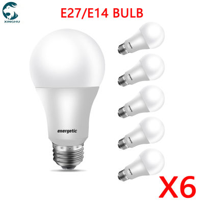 6pcsLot LED E27 E14 Bulb Light 3W 6W 9W 12W 15W 18W 20W Real Power Light Bulbs AC 220V Spotlight Lightning LED illas Lamps