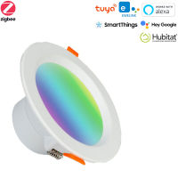 ZigBee 5W 7W 9W Ceiling Spot Downlight Recessed Dimmable RGB White Light LED Lamp Compatible With Hue,SmartThings And Alexa