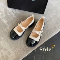 Studiolee summer French thick bottom with spell restoring ancient ways female documentary Mary shoes leather