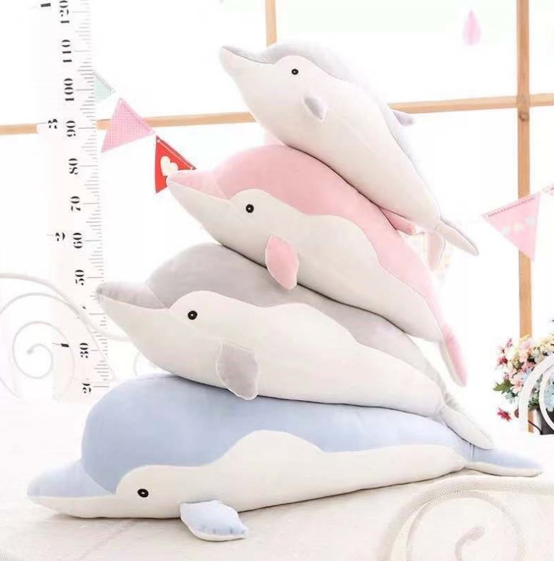 Dolphin stuffed toy Cushie Soft toy Children gift Soft down Cotton Kid