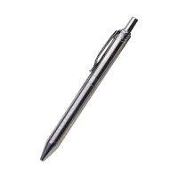 Solid Titanium Alloy Gel Ink Pen Retro Bolt Action Writing Tool School Office Stationery Supplies 97QB