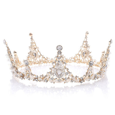 MUS Jeweled Crowns Beautiful Headpiece Wedding Crown Wedding Tiaras Hair Accessories For Prom Birthday Costume Party New