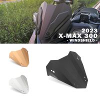 ❄♣☒ XMAX 300 Accessories for Yamaha XMAX300 X-MAX300 X-MAX 2023 Motorcycle Windshield Windscreen Front Wind Deflector Guard Aluminum