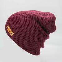 [Hana Clothing Store] Slouch Skullies Beanies สำหรับผู้ชายหมวกถักฤดูหนาวแฟชั่นสตรี2022หมวกโครเชต์แบรนด์ลำลองฤดูใบไม้ร่วงสำหรับเด็กผู้หญิงและเด็กผู้ชายพร้อมฉลาก